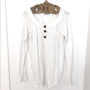 FREE PEOPLE WE THE FREE Oversized Tunic Button Top